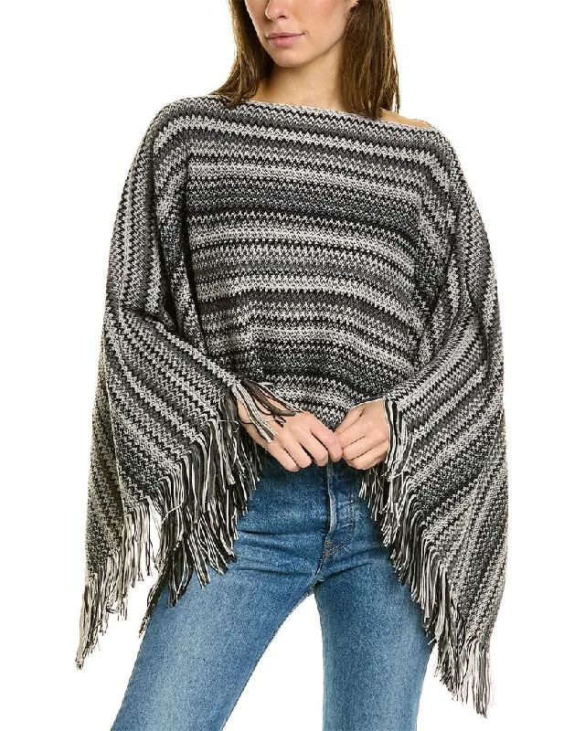 Missoni Wool-Blend Poncho