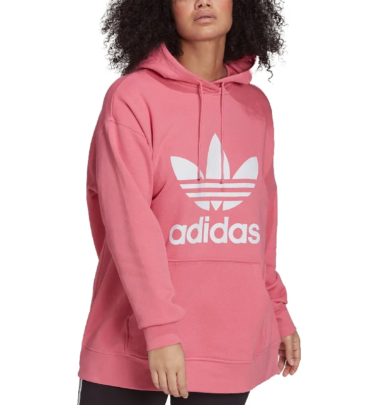 adidas Originals Plus Size Trefoil Hooded Sweatshirt