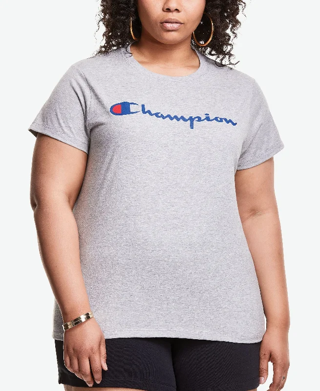 Champion Plus Size Classic Logo Graphic T-Shirt