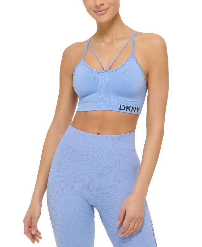 DKNY Womens Sport Strappy Low Impact Sports Bra