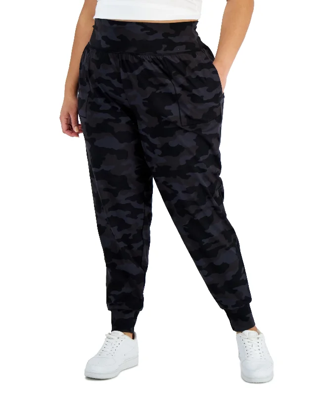 ID Ideology Plus Size Printed Jogger Pants