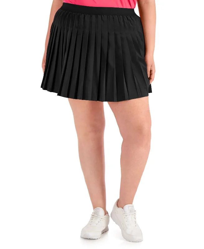 Ideology Plus Size Pleated Skort