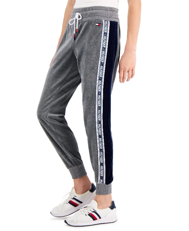 Tommy Hilfiger Sport Womens Velour Logo Sweatpants