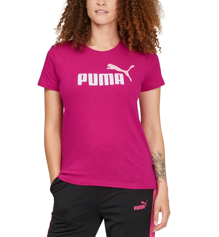 Women's Cotton Crewneck Short-Sleeve Logo T-Shirt