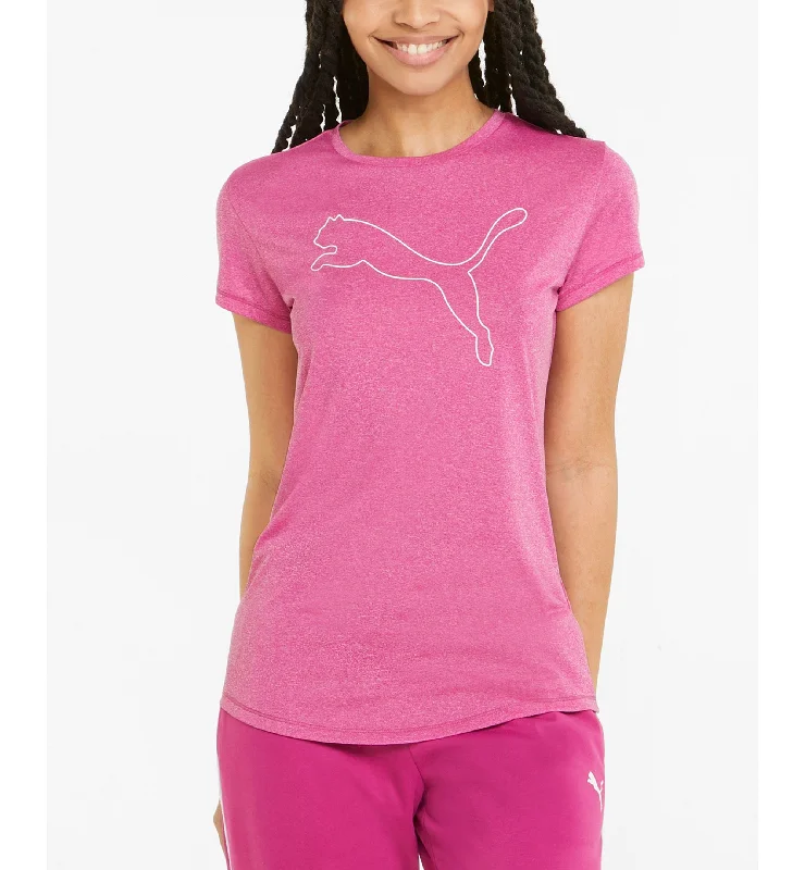 Women's Heather Performance Logo Graphic T-Shirt