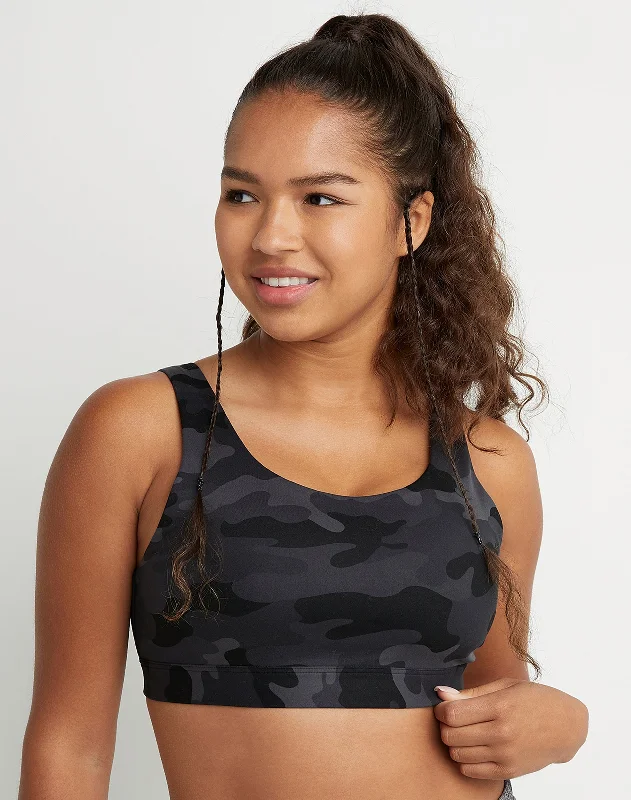 Women's Soft Touch Camo-Print Sports Bra