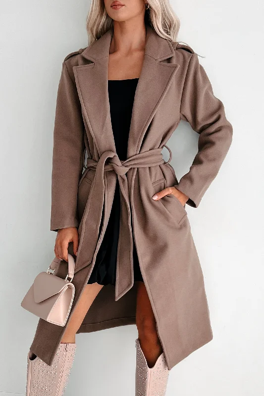 Crowley Belted Trench Coat (Cocoa)