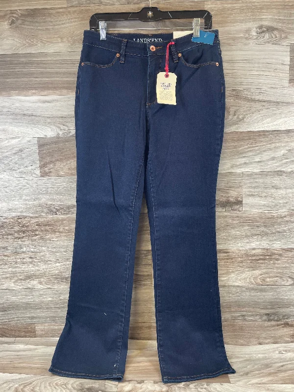 Jeans Boot Cut By Lands End In Blue, Size: 10