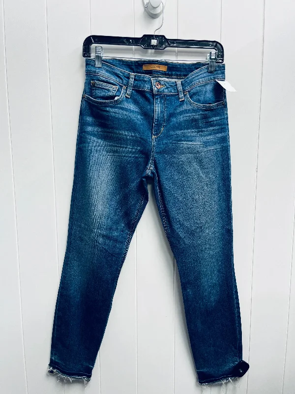 Jeans Cropped By Joes Jeans In Blue Denim, Size: 6