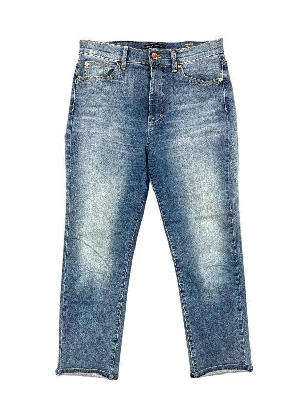 Jeans Cropped By Modern American In Blue Denim, Size: 10