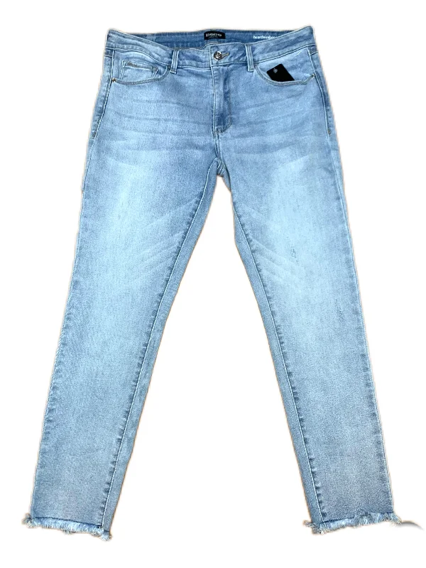 Jeans Skinny By Bebe In Blue Denim, Size: M