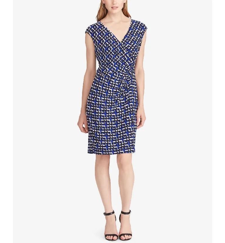 American Living Geo Print Jersey Dress