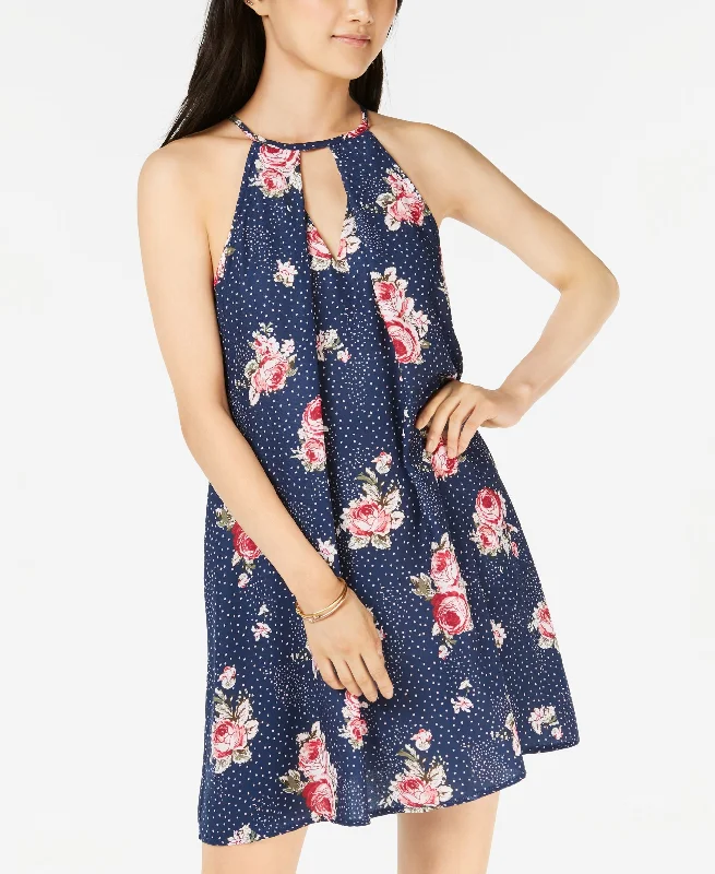 Be Bop Juniors Floral Keyhole Shift Dress