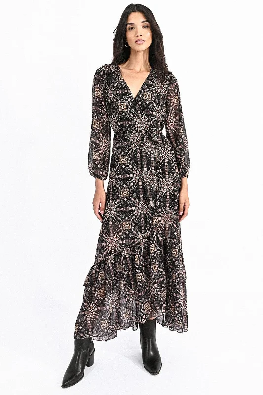 Molly Bracken Printed Wrap Dress