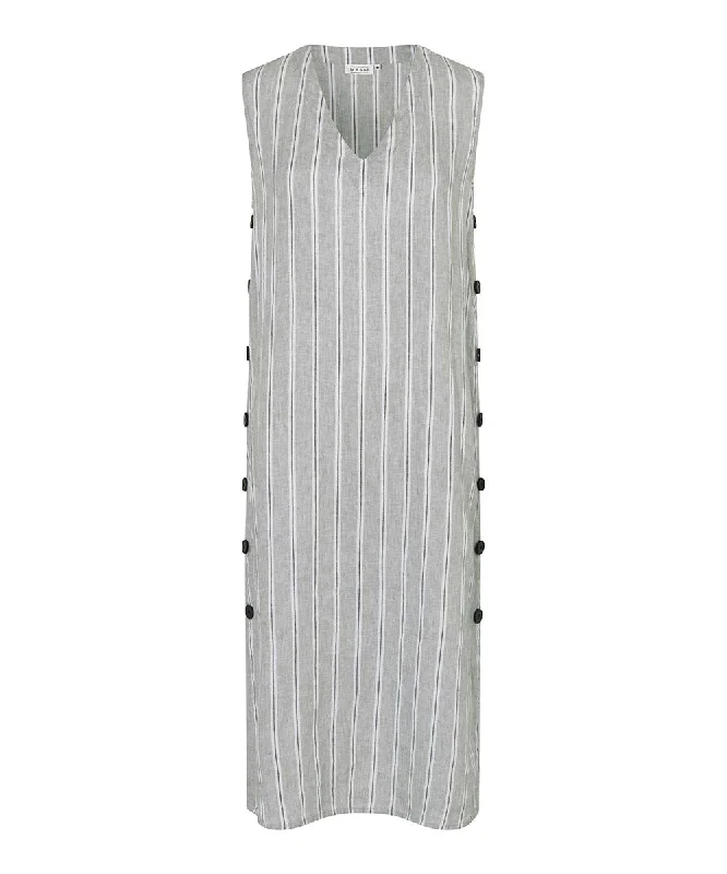 Nukus Linen Striped Dress