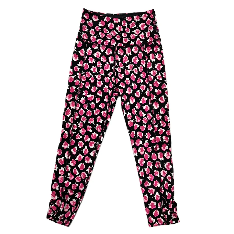 Athletic Leggings By Kate Spade In Floral Print, Size: S