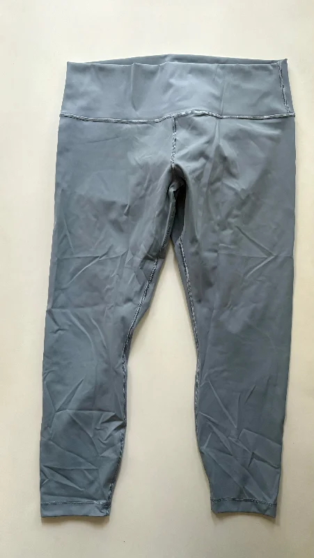 Athletic Leggings By Lululemon In Blue, Size: Xl