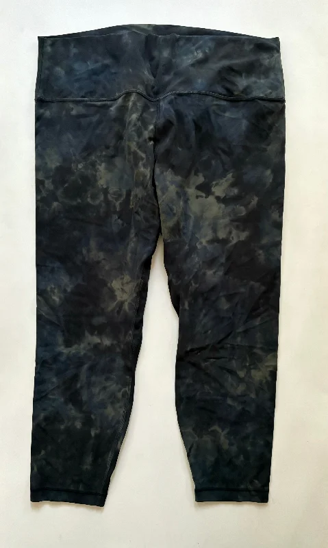 Athletic Leggings By Lululemon In Multi-colored, Size: 1x