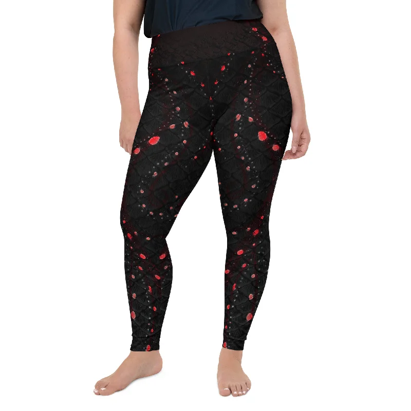 Dark Tide Plus Size Leggings