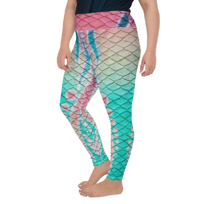 Turquoise Sunrise Plus Size Leggings