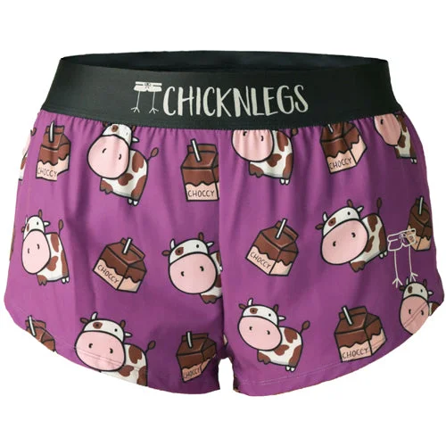 Women's Choccy Cows 1.5" Split Shorts