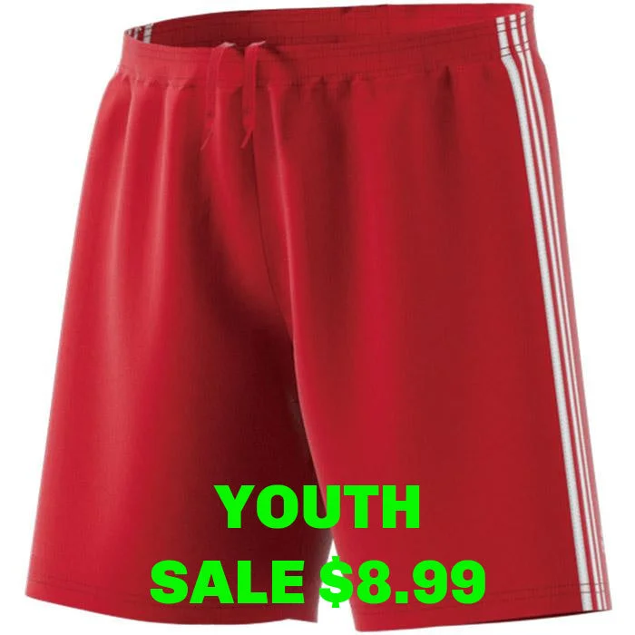 ADIDAS YOUTH CONDIVO 18 SHORTS - RED