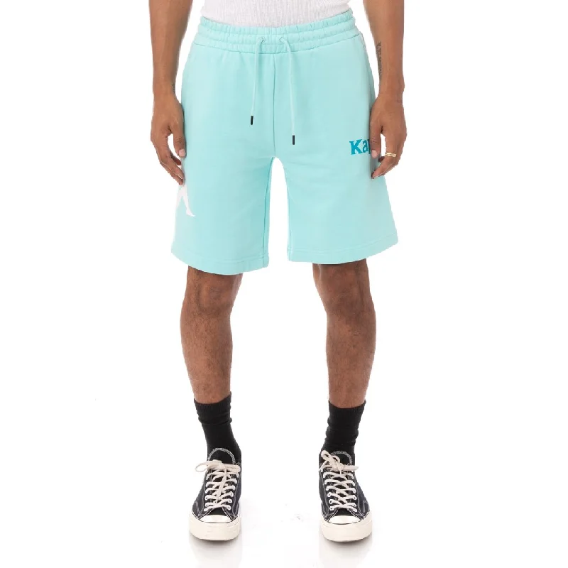 KAPPA AUTHENTIC SANGONE SHORTS - PEACOCK