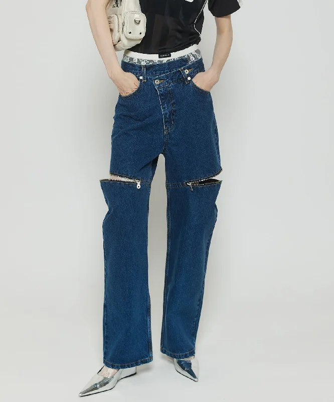 [PRE-ORDER] Side Slash Denim Pants