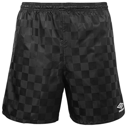 Umbro Men's Checkerboard Shorts- Black