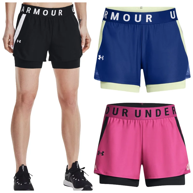 Under Armour Ladies Play Up 2-in-1 Shorts