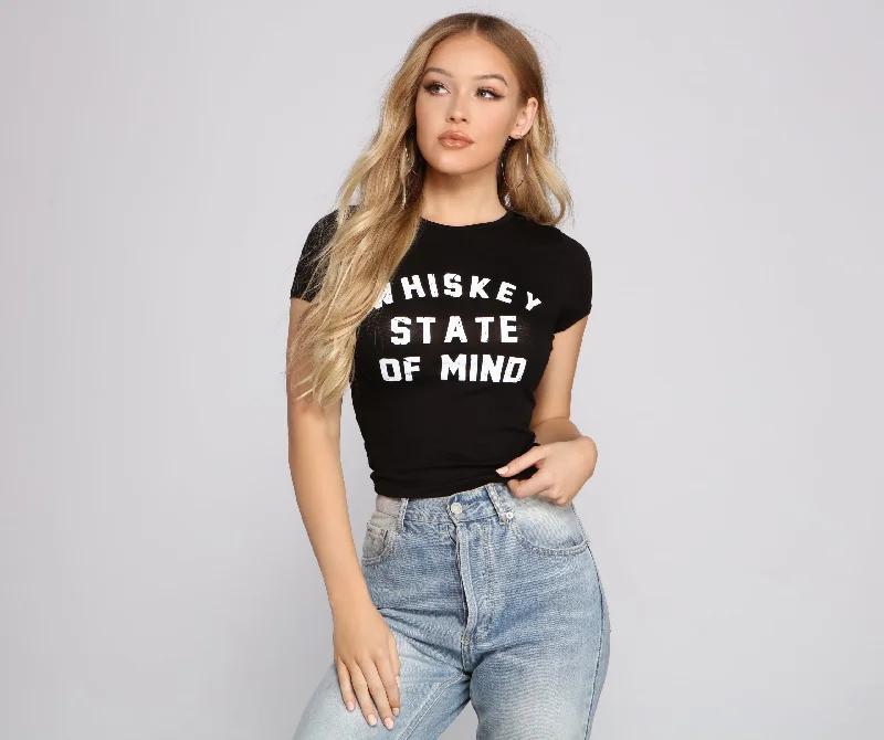 Whiskey State Of Mind Graphic Tee