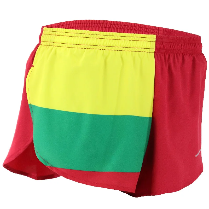 Women's 1" Elite Split Flag Shorts - Lithuania