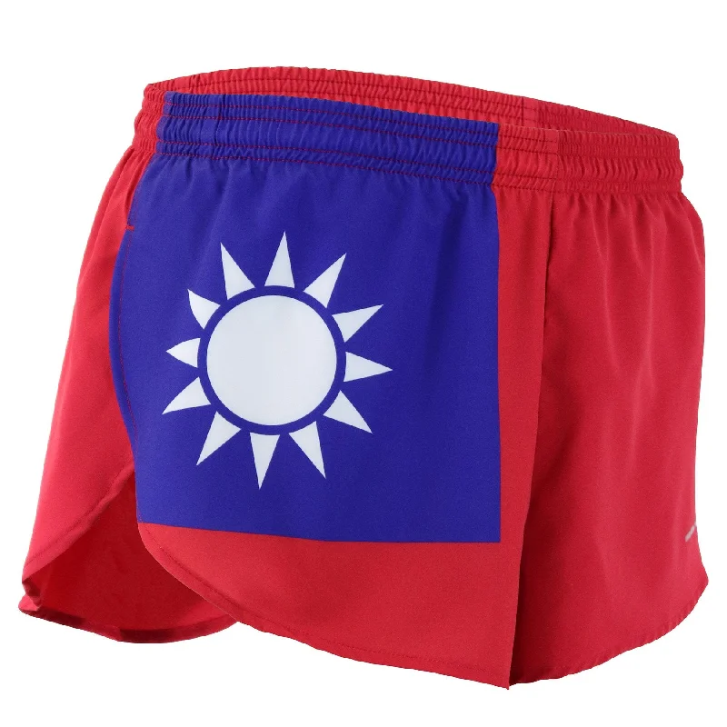 Women's 1" Elite Split Flag Shorts - Taiwan