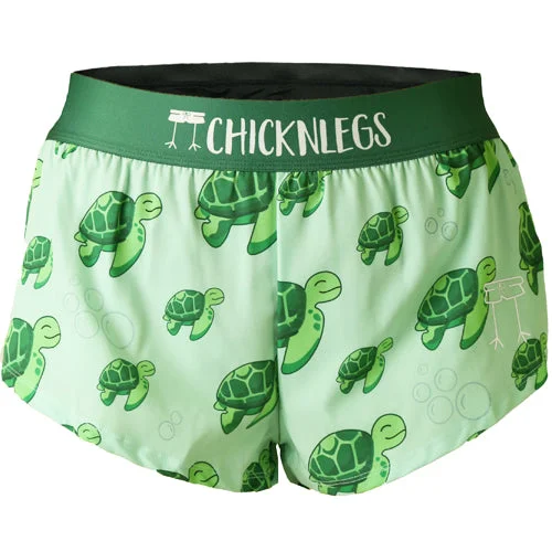 Women's Sea Turtles 1.5" Split Shorts