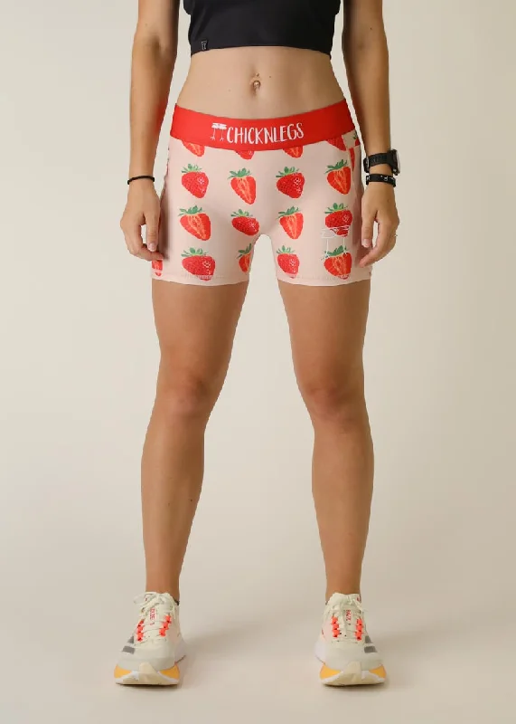 Women's Strawberry Szn 3" Compression Shorts